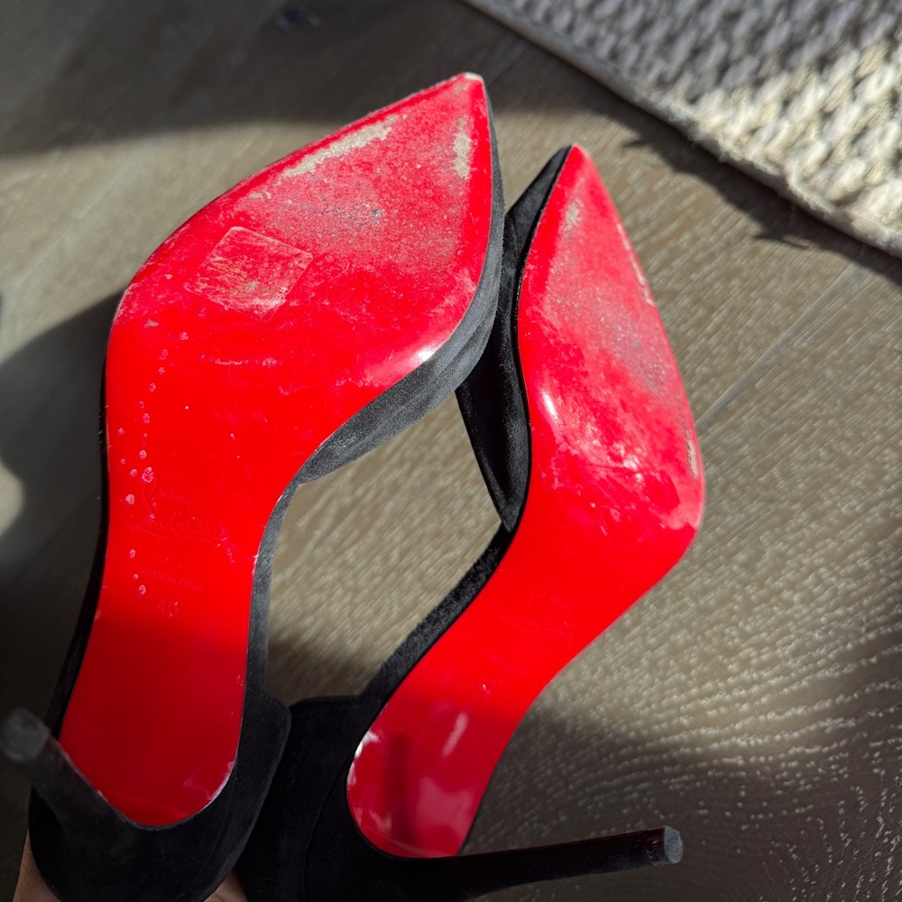 Christian Louboutin Iriza 100 suede pumps - Picture 8 of 8